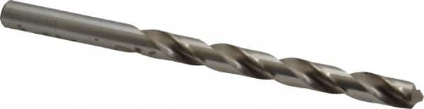 Cleveland - 19/64" 118° High Speed Steel Jobber Drill - Bright Finish, Right Hand Cut, Spiral Flute, Straight Shank, 4-3/8" OAL, Standard Point - Benchmark Tooling