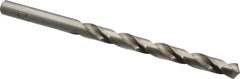 Cleveland - Letter D 118° High Speed Steel Jobber Drill - Bright Finish, Right Hand Cut, Spiral Flute, Straight Shank, 4" OAL, Standard Point - Benchmark Tooling