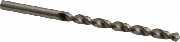 Cleveland - #6 118° High Speed Steel Jobber Drill - Bright Finish, Right Hand Cut, Spiral Flute, Straight Shank, 3-3/4" OAL, Standard Point - Benchmark Tooling