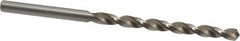 Cleveland - #17 118° High Speed Steel Jobber Drill - Bright Finish, Right Hand Cut, Spiral Flute, Straight Shank, 3-3/8" OAL, Standard Point - Benchmark Tooling