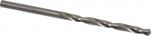 Cleveland - 5/32" 118° High Speed Steel Jobber Drill - Bright Finish, Right Hand Cut, Spiral Flute, Straight Shank, 3-1/8" OAL, Standard Point - Benchmark Tooling