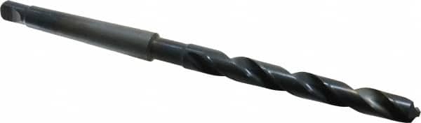 Cleveland - 27/64", 1MT 118° Point High Speed Steel Taper Shank Drill Bit - Benchmark Tooling