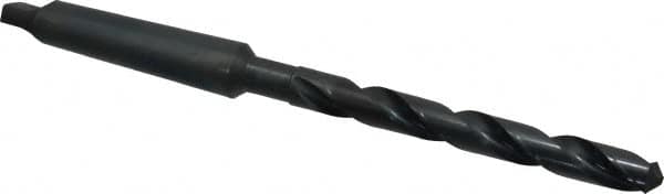 Cleveland - 1/2", 2MT 118° Point High Speed Steel Taper Shank Drill Bit - Benchmark Tooling