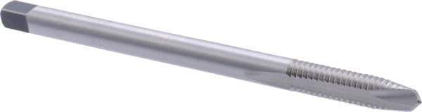Union Butterfield - 1/4-20 UNC 2 Flute H3 Bright Finish High Speed Steel Spiral Point Extension Tap - Plug Chamfer, 4" OAL, 1" Thread Length, 3B Class of Fit, Series 1534NE - Exact Industrial Supply
