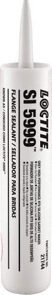 Loctite - 300 mL Cartridge Gray Silicone Sealant - -65°F Min Operating Temp - Benchmark Tooling