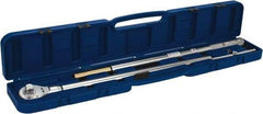 Value Collection - 1" Drive Micrometer Type Ratchet Head Torque Wrench - 300 Ft/Lb to 900 Ft/Lb Torque, 60" OAL, 6 Ft/Lb Graduation - Benchmark Tooling