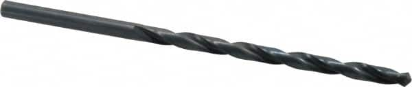 Cleveland - 0.2362", 118° Point, Spiral Flute, High Speed Steel Taper Length Drill Bit - Oxide Finish, 3-19/32" Flute Length, 5-15/32" OAL, Series 2510 - Benchmark Tooling