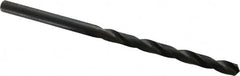 Cleveland - 0.3346", 118° Point, Spiral Flute, High Speed Steel Taper Length Drill Bit - Oxide Finish, 4-9/32" Flute Length, 6-1/2" OAL, Series 2510 - Benchmark Tooling