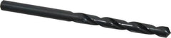 Cleveland - 33/64", 118° Point, Spiral Flute, High Speed Steel Taper Length Drill Bit - Oxide Finish, 4-3/4" Flute Length, 8" OAL, Series 2510 - Benchmark Tooling