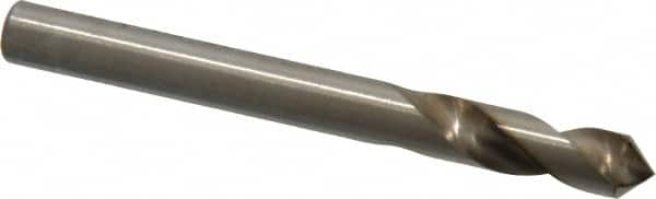 Cleveland - 1/4" Body Diam, 90°, 2-1/2" OAL, High Speed Steel Spotting Drill - Benchmark Tooling