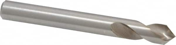 Cleveland - 3/8" Body Diam, 90°, 3-1/8" OAL, High Speed Steel Spotting Drill - Benchmark Tooling