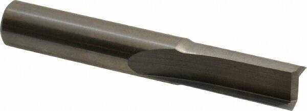 Onsrud - 3/8" Diam, 3/8" Shank Diam, 7/8" Length of Cut, 2 Flute Double Edge Straight Router Bit - 2-1/2" Overall Length, Left Hand Cut, Solid Carbide - Benchmark Tooling