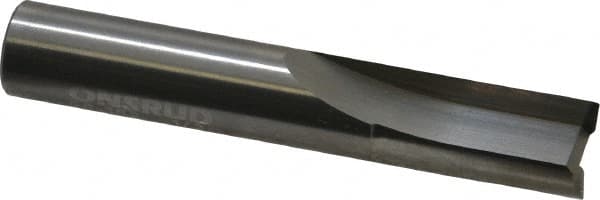 Onsrud - 1/2" Diam, 1/2" Shank Diam, 1" Length of Cut, 2 Flute Double Edge Straight Router Bit - 3" Overall Length, Right Hand Cut, Solid Carbide - Benchmark Tooling