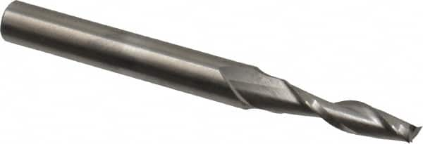 Onsrud - 3/16" Cutting Diam x 3/4" Length of Cut, 2 Flute, Upcut Spiral Router Bit - Uncoated, Right Hand Cut, Solid Carbide, 2-1/2" OAL x 1/4" Shank Diam, Double Edge, 30° Helix Angle - Benchmark Tooling