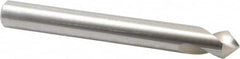 Cleveland - 1" Body Diam, 90°, 8" OAL, High Speed Steel Spotting Drill - Benchmark Tooling