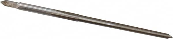 Cleveland - #5/0 Pin, 0.0966" Diam, 0.0719" Small End, 7/64" Diam Straight Shank, 1-3/16" Flute, Taper Pin Reamer - Benchmark Tooling