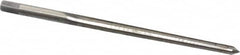 Cleveland - #4/0 Pin, 0.1142" Diam, 0.0869" Small End, 1/8" Diam Straight Shank, 1-5/16" Flute, Taper Pin Reamer - Benchmark Tooling