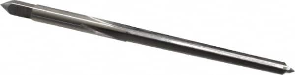 Cleveland - #3/0 Pin, 0.1302" Diam, 0.1029" Small End, 9/64" Diam Straight Shank, 1-5/16" Flute, Taper Pin Reamer - Benchmark Tooling