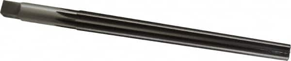 Cleveland - #9 Pin, 0.6066" Diam, 0.4805" Small End, 9/16" Diam Straight Shank, 6-1/16" Flute, Taper Pin Reamer - Benchmark Tooling