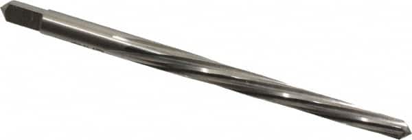 Cleveland - #1 Pin, 0.1798" Diam, 0.1447" Small End, 3/16" Diam Straight Shank, 1-11/16" Flute, Taper Pin Reamer - Benchmark Tooling