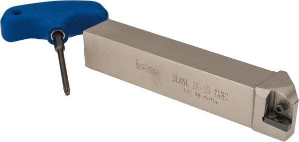 Iscar - SLAN, Left Hand Cut, 1" Shank Height x 1" Shank Width, Negative Rake Indexable Turning Toolholder - 6" OAL, LNMX1506.. Insert Compatibility, Series Isoturn - Benchmark Tooling