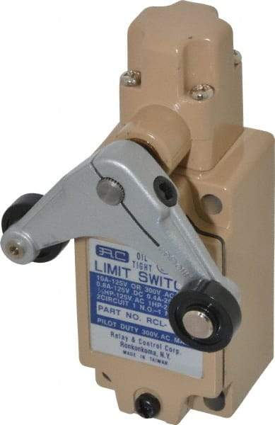 Value Collection - SPDT, NC/NO, 120 VAC, 240 VAC, 480 VAC at 10 Amps, Screw Terminal, Roller Lever Actuator, General Purpose Limit Switch - Benchmark Tooling