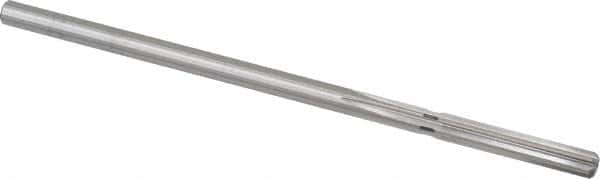 Cleveland - #3 High Speed Steel 6 Flute Chucking Reamer - Straight Flute, Straight Shank, 1-1/4" Flute Length, 5" OAL - Benchmark Tooling