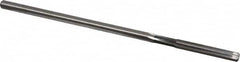 Cleveland - #10 High Speed Steel 6 Flute Chucking Reamer - Straight Flute, Straight Shank, 1-1/4" Flute Length, 5" OAL - Benchmark Tooling