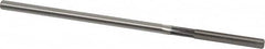 Cleveland - #11 High Speed Steel 6 Flute Chucking Reamer - Straight Flute, Straight Shank, 1-1/4" Flute Length, 5" OAL - Benchmark Tooling