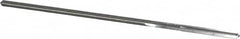 Cleveland - #38 High Speed Steel 4 Flute Chucking Reamer - Straight Flute, Straight Shank, 7/8" Flute Length, 3-1/2" OAL - Benchmark Tooling