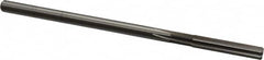 Cleveland - Letter L High Speed Steel 6 Flute Chucking Reamer - Straight Flute, Straight Shank, 1-1/2" Flute Length, 6" OAL - Benchmark Tooling