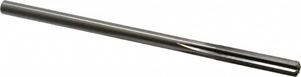 Cleveland - Letter M High Speed Steel 6 Flute Chucking Reamer - Straight Flute, Straight Shank, 1-1/2" Flute Length, 6" OAL - Benchmark Tooling