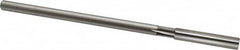 Cleveland - Letter T High Speed Steel 6 Flute Chucking Reamer - Straight Flute, Straight Shank, 1-3/4" Flute Length, 7" OAL - Benchmark Tooling