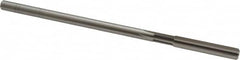 Cleveland - 9/32" High Speed Steel 6 Flute Chucking Reamer - Straight Flute, Straight Shank, 1-1/2" Flute Length, 6" OAL - Benchmark Tooling