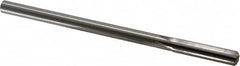 Cleveland - 11/16" High Speed Steel 8 Flute Chucking Reamer - Straight Flute, Straight Shank, 2-1/4" Flute Length, 9" OAL - Benchmark Tooling