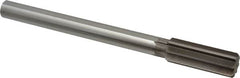 Cleveland - 31/32" High Speed Steel 8 Flute Chucking Reamer - Straight Flute, Straight Shank, 2-5/8" Flute Length, 10" OAL - Benchmark Tooling