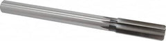 Cleveland - 1" High Speed Steel 8 Flute Chucking Reamer - Straight Flute, Straight Shank, 2-3/4" Flute Length, 10-1/2" OAL - Benchmark Tooling