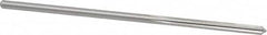 Cleveland - 1/8" High Speed Steel 6 Flute Chucking Reamer - Straight Flute, Straight Shank, 7/8" Flute Length, 3-1/2" OAL - Benchmark Tooling