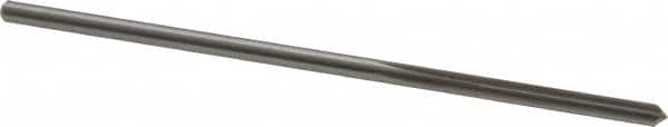 Cleveland - 1/8" High Speed Steel 6 Flute Chucking Reamer - Straight Flute, Straight Shank, 7/8" Flute Length, 3-1/2" OAL - Benchmark Tooling