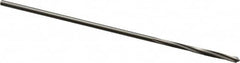 Cleveland - 1/16" High Speed Steel 4 Flute Chucking Reamer - Spiral Flute, Straight Shank, 1/2" Flute Length, 2-1/2" OAL - Benchmark Tooling