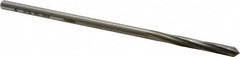 Cleveland - 3/16" High Speed Steel 6 Flute Chucking Reamer - Spiral Flute, Straight Shank, 1-1/8" Flute Length, 4-1/2" OAL - Benchmark Tooling