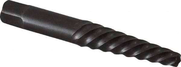 Cleveland - Spiral Flute Screw Extractor - #5 Extractor for 9/16 to 3/4" Screw, 3-3/8" OAL - Benchmark Tooling