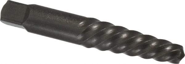 Cleveland - Spiral Flute Screw Extractor - #6 Extractor for 3/4 to 1" Screw, 3-3/4" OAL - Benchmark Tooling