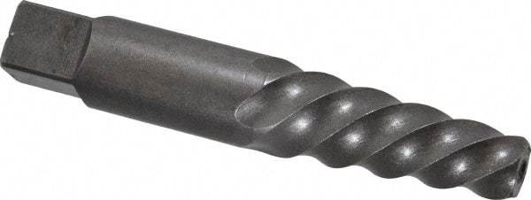 Cleveland - Spiral Flute Screw Extractor - #7 Extractor for 1 to 1-3/8" Screw, 4-1/8" OAL - Benchmark Tooling