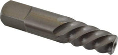 Cleveland - Spiral Flute Screw Extractor - #8 Extractor for 1-3/8 to 1-3/4" Screw, 4-3/8" OAL - Benchmark Tooling