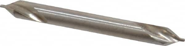 Cleveland - #00 Plain Cut 60° Incl Angle High Speed Steel Combo Drill & Countersink - Benchmark Tooling