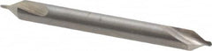 Cleveland - #0 Plain Cut 60° Incl Angle High Speed Steel Combo Drill & Countersink - Benchmark Tooling