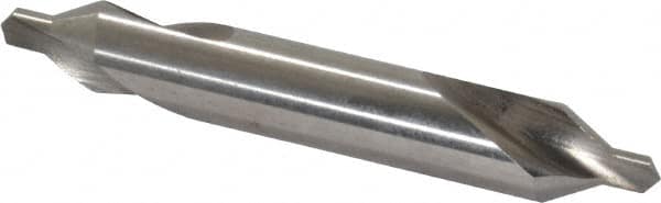 Cleveland - #4 Plain Cut 60° Incl Angle High Speed Steel Combo Drill & Countersink - Benchmark Tooling