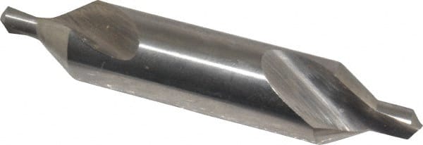 Cleveland - #7 Plain Cut 60° Incl Angle High Speed Steel Combo Drill & Countersink - Benchmark Tooling