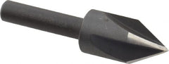 Cleveland - 1/2" Head Diam, 3/8" Shank Diam, 4 Flute 60° High Speed Steel Countersink - Benchmark Tooling